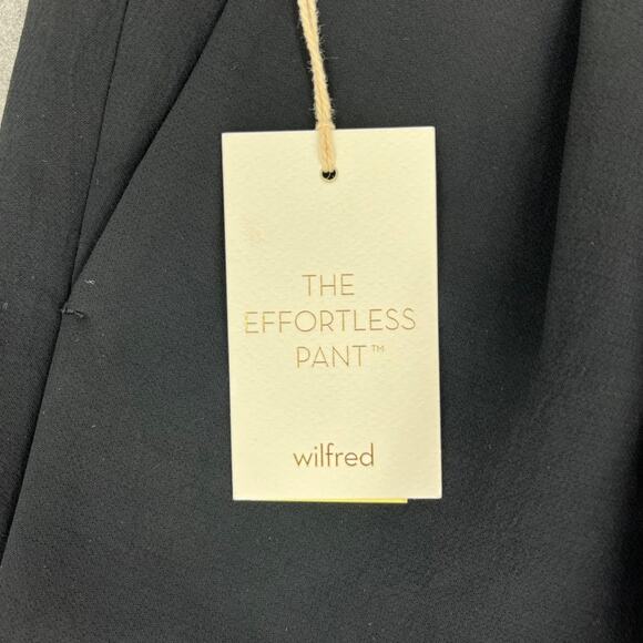 Aritzia Wilfred The Effortless Pant Black 16 New Trousers - Picture 5 of 9